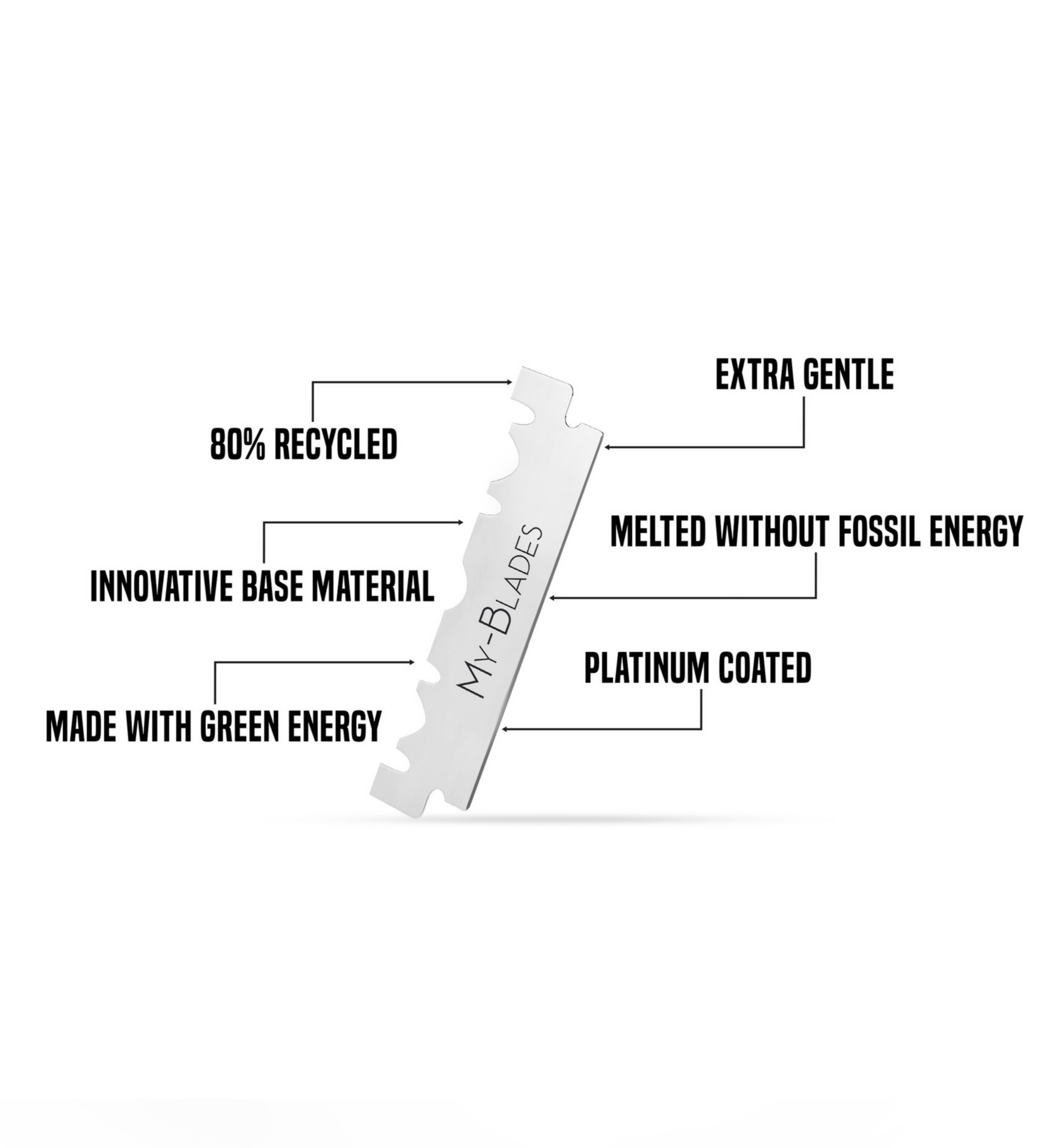 LÂMINAS DE BARBEAR DE BORDA ÚNICA PLATINUM X100